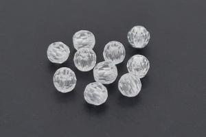 Cubic Zirconia Beads colour white AAA-Quality, round approx. Ø6mm, hole approx. Ø0,8mm