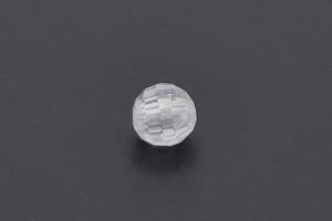 Cubic Zirconia Beads colour white A-Quality, round approx. Ø8mm, hole approx. Ø1,0mm